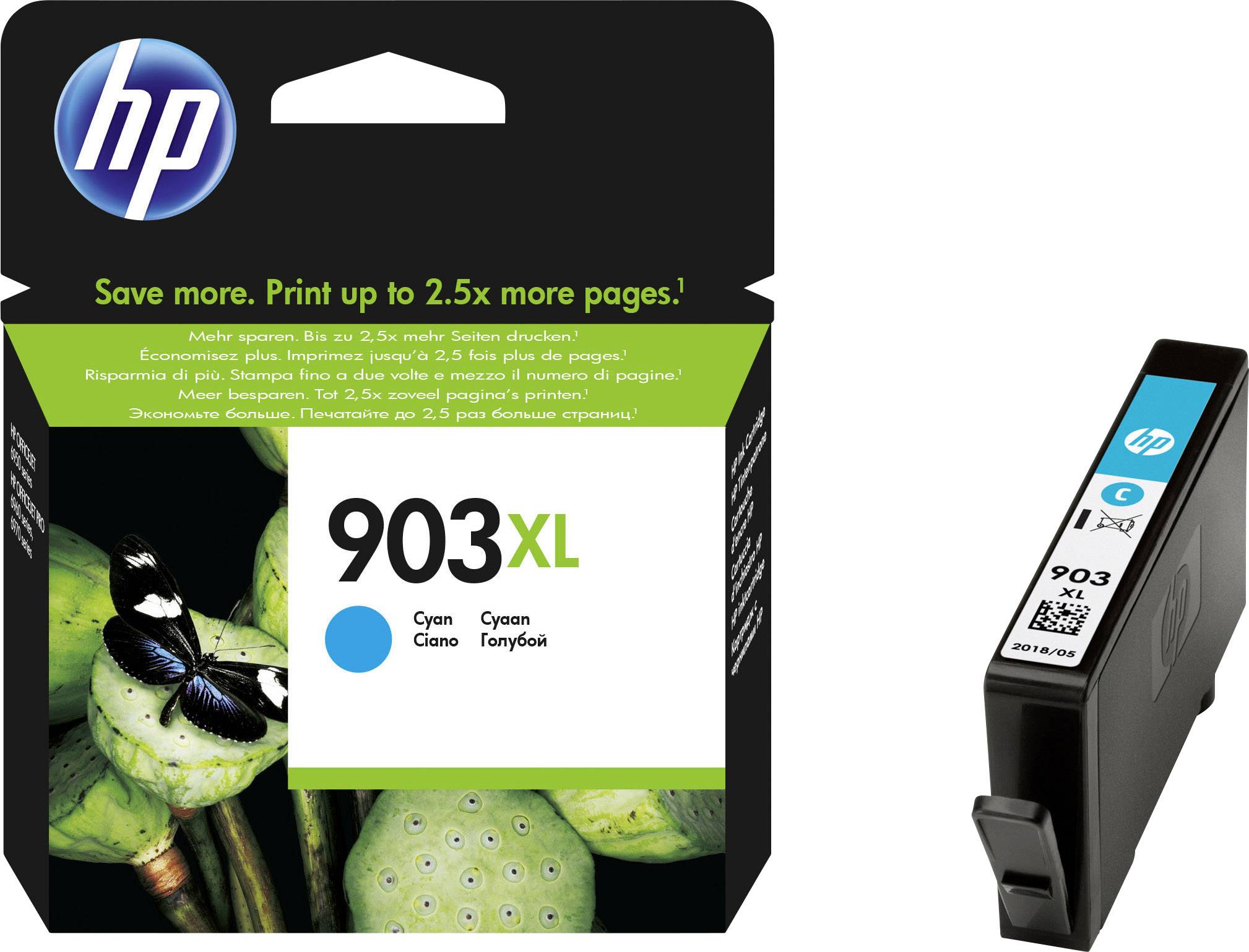 HP 903XL črnilo original cianova T6M03AE črnilo-0