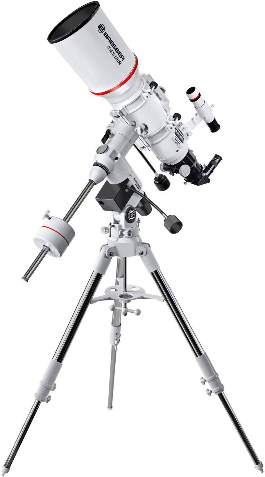 Bresser Optik Messier AR-102s/600 Hexafoc EXOS-2 teleskop z lečo ekvatorialna akromatičen Povečava 15 do 204 x
