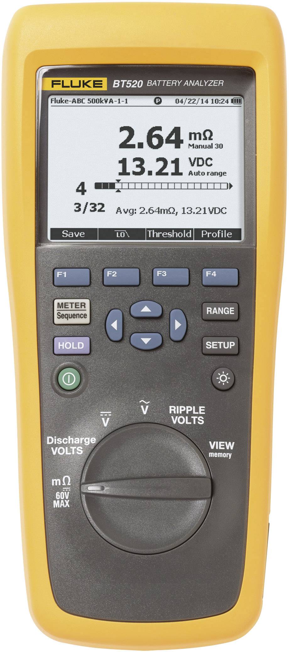 Fluke-BT520 baterijski tester Fluke BT520 LCD stacionarne baterije in shranjevalniki energije, Gel baterije, AGM baterij-0