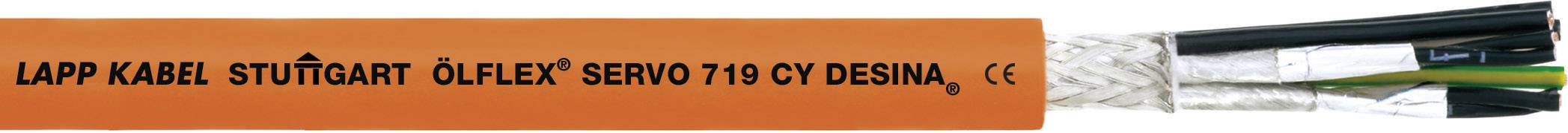 Kabel za krmiljenje servo motorjev ÖLFLEX® SERVO 719 CY 4 G 2.5 mm oranžne barve LappKabel 1020011/500 500 m-0