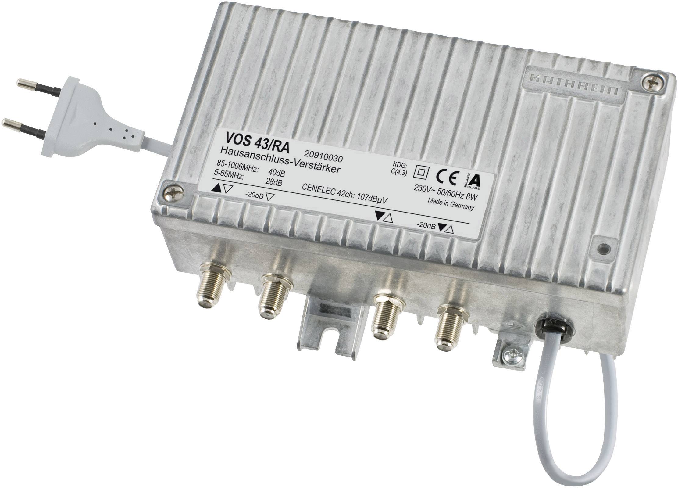 Kabelski TV ojačevalnik Kathrein VOS 43/RA 40 dB-0