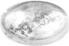 protizdrsno, samolepilno, okroglo transparentna (Ø x V) 9.5 mm x 3.8 mm 1 kos
