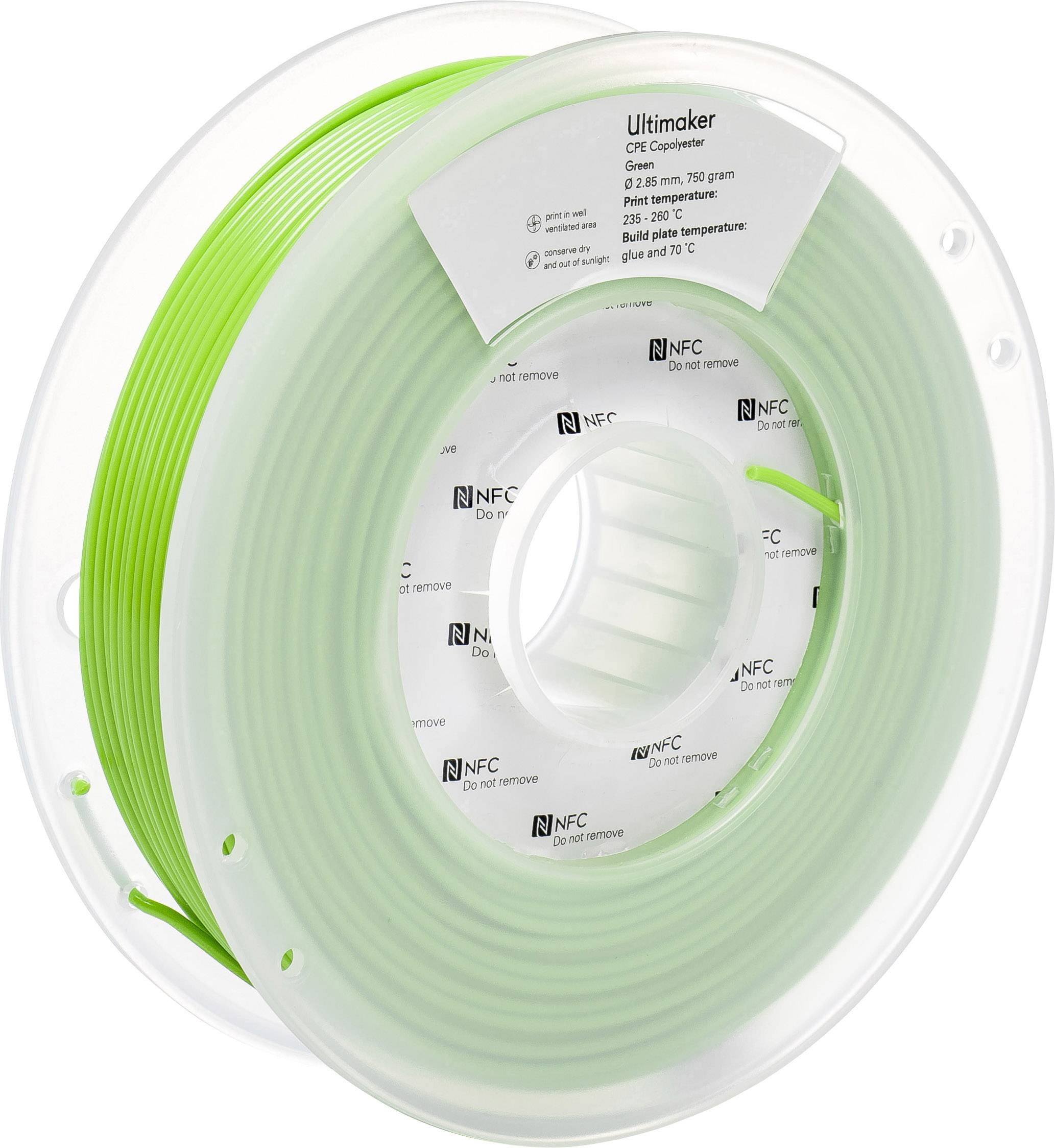 UltiMaker CPE - M0188 Green 750 - 201273 3D tiskalnik filament CPE 2.85 mm 750 g zelena 1 kos-3