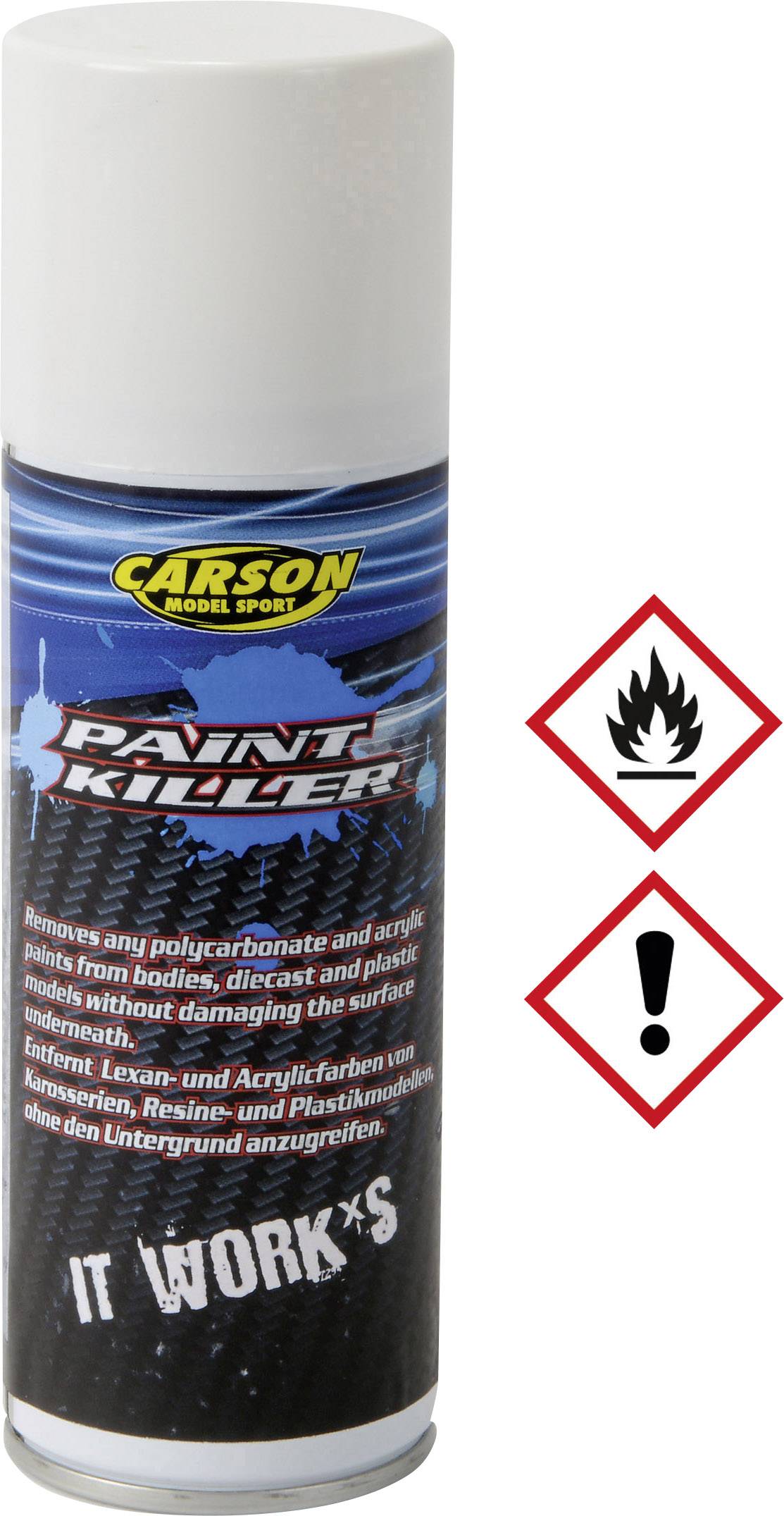 Carson Modellsport 500908141 odstranjevalec barve sprej pločevinka Vsebina 200 ml