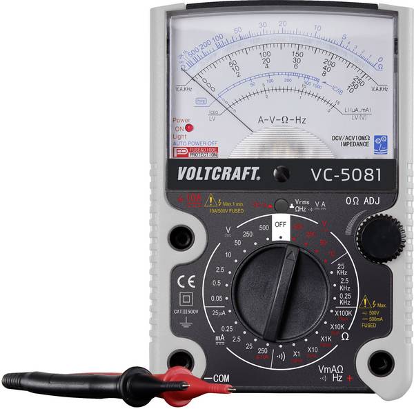 VOLTCRAFT VC-5081 ročni multimeter  analogni  CAT III 500 V
