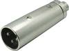 Kash XLR-adapter moški konektor XLR - ženski cinch konektor mono Število pinov:3 1 kos
