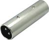 Kash XLR-adapter moški konektor XLR - moški konektor XLR stereo Število pinov:3 1 kos