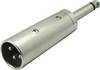 Kash XLR-adapter moški konektor XLR - 6,3 mm banana moški konektor mono Število pinov:3 1 kos
