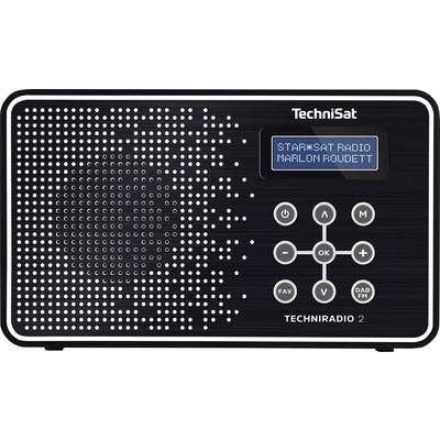 TechniSat TechniRadio 2 prenosni radio DAB+ (1012), UKW (1014)    črna, bela