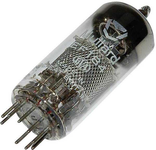 BTB Vertrieb EF 184 = 6 E J 7 elektronka pentoda 200 V 10 mA Število pinov: 9 Podnožje: Noval Vsebina 1 kos