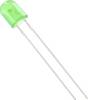 TRU COMPONENTS 1577362 difuzna LED zelena ovalen 5 mm 1250 mcd 110 °, 50 ° 20 mA