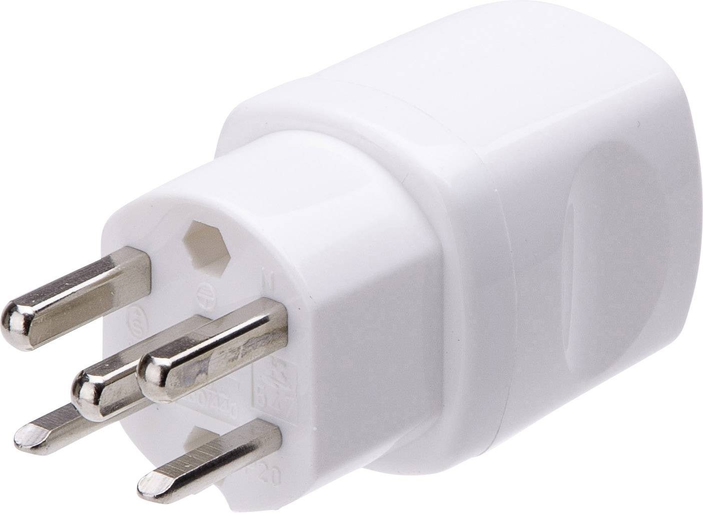 Max Hauri 106538 električni vtič za švico plastika 400 V bela