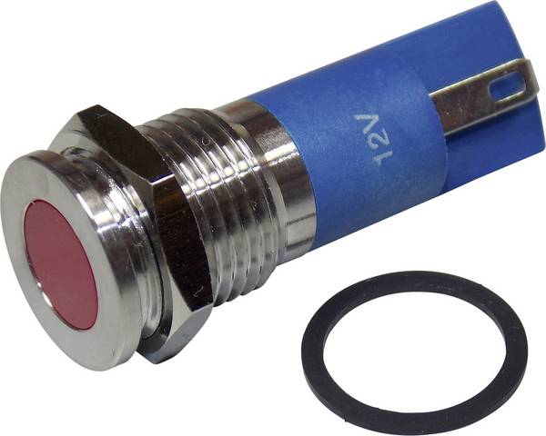 TRU COMPONENTS 1605981 LED signalna lučka rdeča 12 V DC/AC 60 mcd