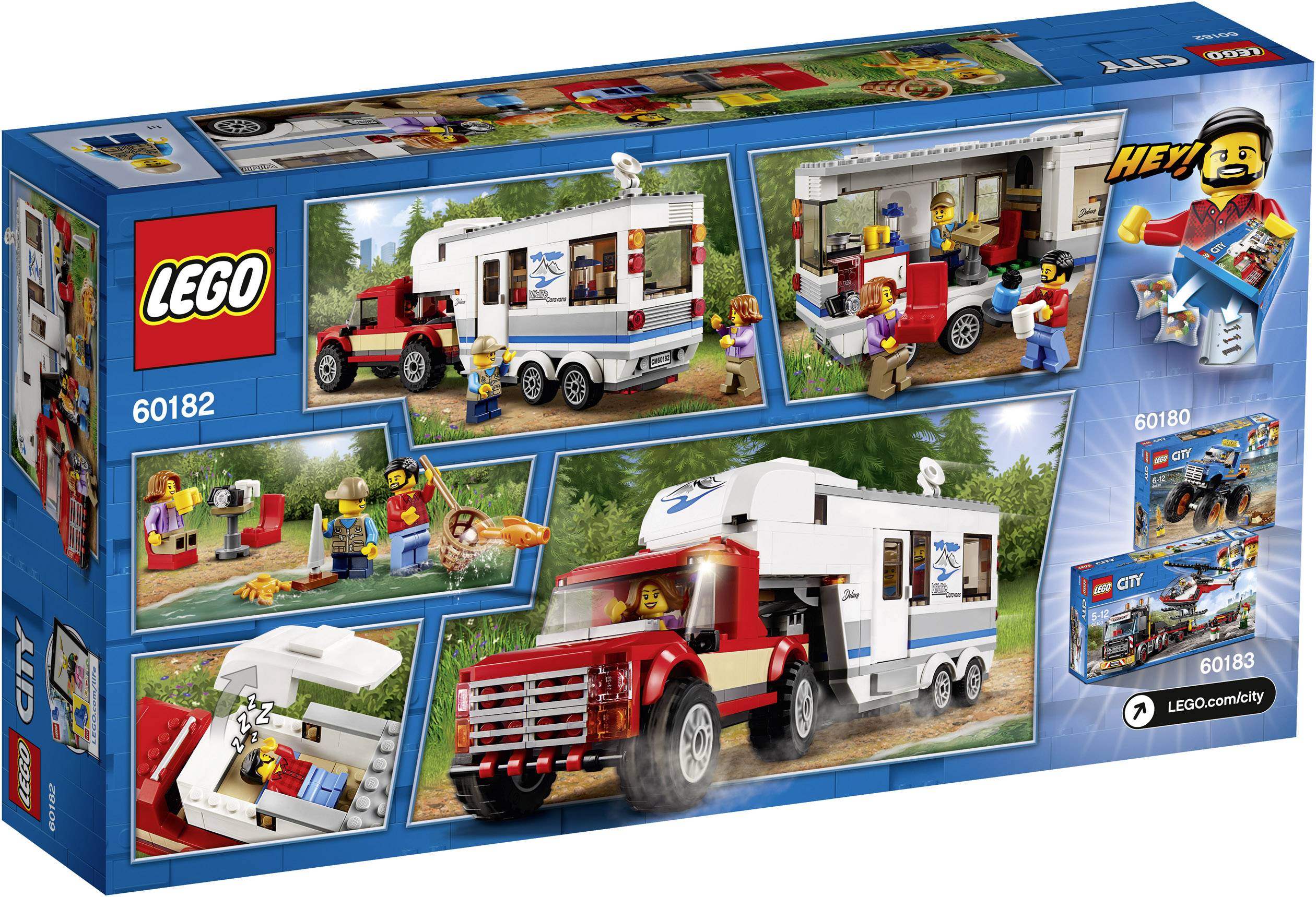 60182 LEGO® CITY Pickup & Caravan | Conrad.si
