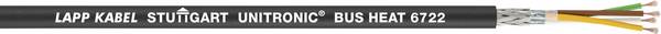 BUS kabel UNITRONIC® BUS HEAT 6722 1 x 4 x 0.34 mm² črne barve LappKabel 2170386/500 500 m