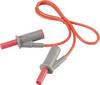 VOLTCRAFT MSB-501 varnostni merilni kabel lamelni vtič 4 mm lamelni vtič 4 mm 0.50 m rdeča 1 kos