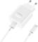 Polnilec z USB-A in USB-C kablom.