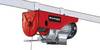 Einhell 2255130 električno vrvno dvigalo Nosilnost (s škripcem) 250 kg Nosilnost (brez škripca) 125 kg