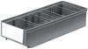 LA-KA-PE 209104 zabojnik s predali (Š x V x G) 152 x 83 x 400 mm svetlo siva 10 kos
