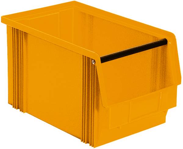 BRB Lagertechnik 974347  odprti predalčki  primeren za prehrano (D x Š x V) 350 x 200 x 200 mm rumena 8 kos