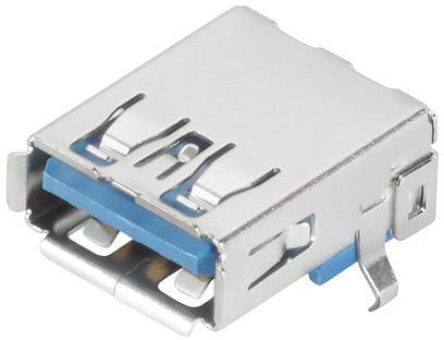 Konektor USB 3.0 vgradni ženski konektor, vodoraven USB3.0A T1H 2.3N4 TY BL 2563550000 Weidmüller Vsebina: 208 kos