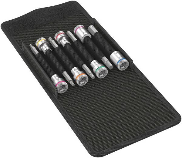 Wera 8740 B HF komplet nastavkov za nasadni ključ colski 3/8" (10 mm) 7-delni  05003181001
