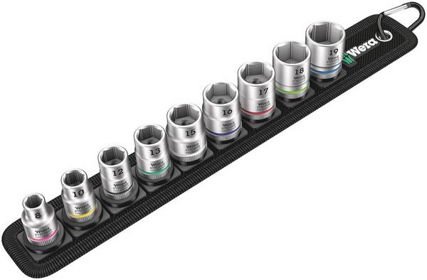 Wera Belt B 4 komplet nasadnih ključev metrični 3/8" (10 mm) 9-delni  05003973001