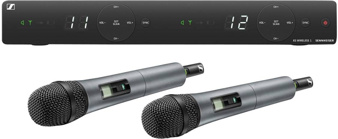 komplet brezžičnega telefona Sennheiser XSW 1-825 DUAL-B Način prenosa:brezžično vklj. sponka