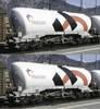 Fleischmann 2-delni Komplet silosnih vagonov tipa Uacns 932, Holcim / Wascosa