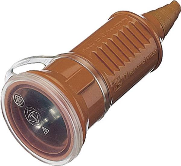 MENNEKES spojka z zaščitnim kontaktom plastika 230 V oranžna IP44