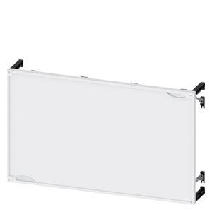 Pravokotni beli LED panel s črnim okvirjem, primeren za montažo na strop. Idealen za enakomerno porazdelitev svetlobe v notranjih prostorih.