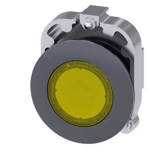 Siemens 3SU10610JA300AA0 3SU1061-0JA30-0AA0 osvetljeno pritisno stikalo zaskočno (Ø x V) 38 mm x 38 mm IP66, IP67, IP69/IP69K 1 kos