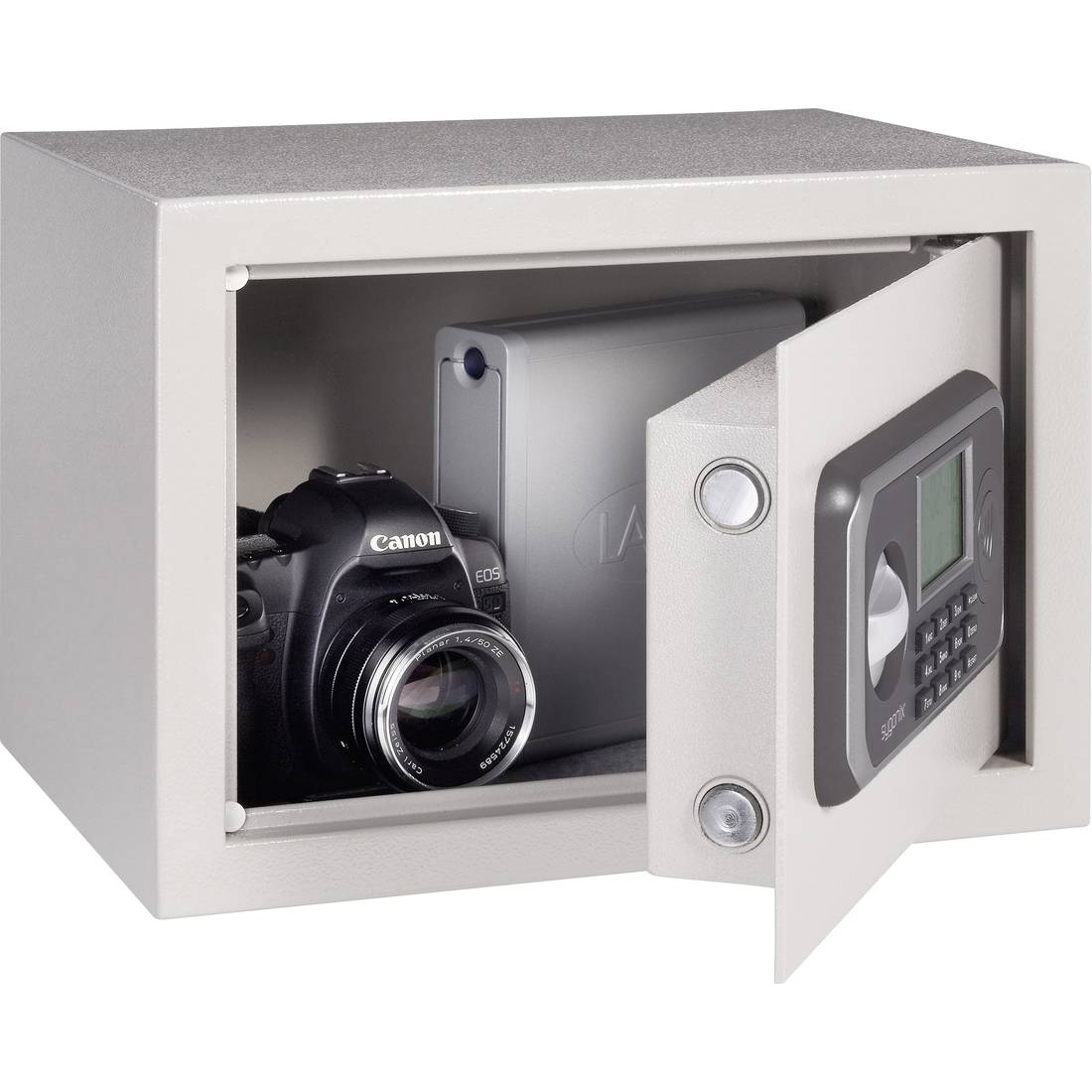 Sygonix SY-3525976 Tresor Mit Zahlenschloss - Stahlblech Safe Für Wertgegenstände