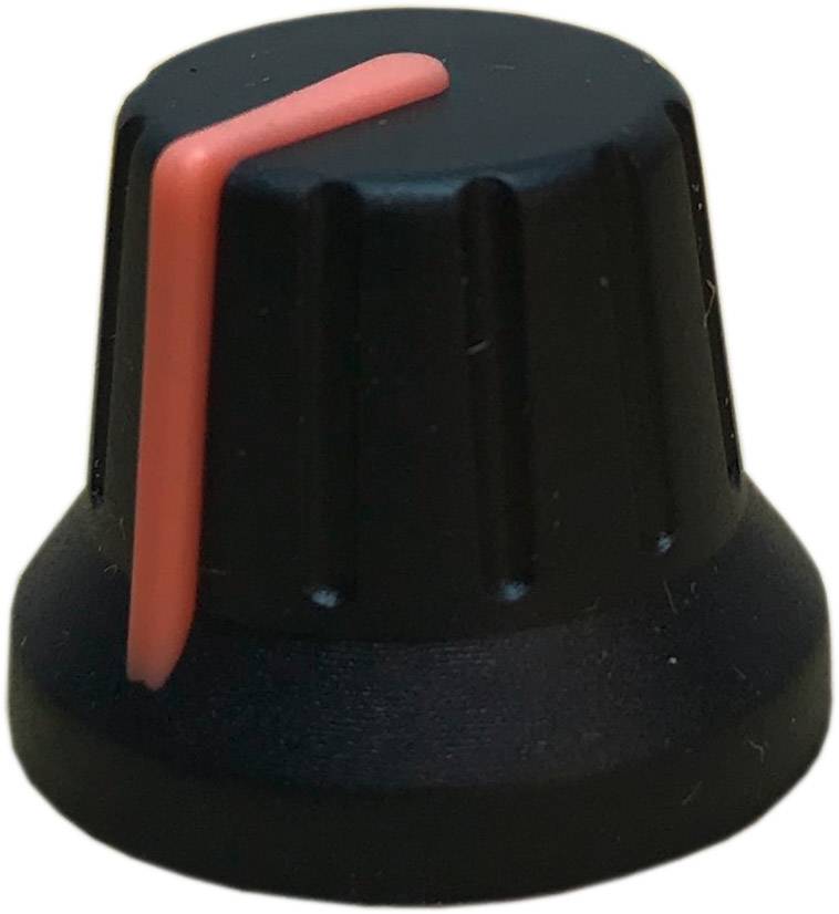 PSP 49009-OR 49009-OR vrtljivi gumb s kazalcem črna, oranžna (Ø x V) 18.8 mm x 15.24 mm 1 kos