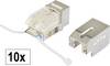 RJ45 vgradni modul 10 ur keystone CAT 6 Renkforce KS10