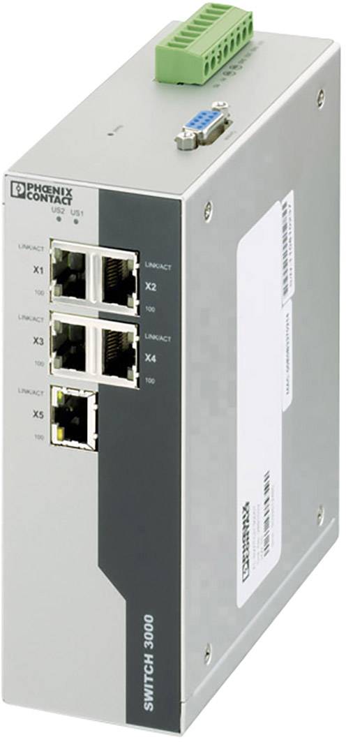 Phoenix Contact 2891032 FL SWITCH 3005T industrijski Ethernet preklopnik