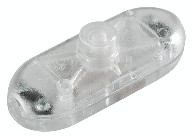interBär 924.259 stikalni adapter transparentna 1 x izklop/vklop 2 A 1 kos-1