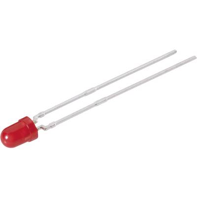 Vishay TLUR 4401 difuzna LED rdeča okrogel 3 mm 32 mcd 60 ° 20 mA 2 V-0
