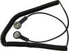 BJZ C-191 086 ESD ozemljitveni kabel 2.40 m pritisni gumb 10.3 mm, pritisni gumb 4 mm