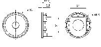 Visaton K 50 WP - 50 Ohm 2 palec 5 cm miniaturni zvočnik 2 W 50 Ω-1
