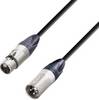 Mikrofonski kabel AH Cables, 6m, črn, moški XLR-konektor/ženski XLR-konektor KM6FMBLK