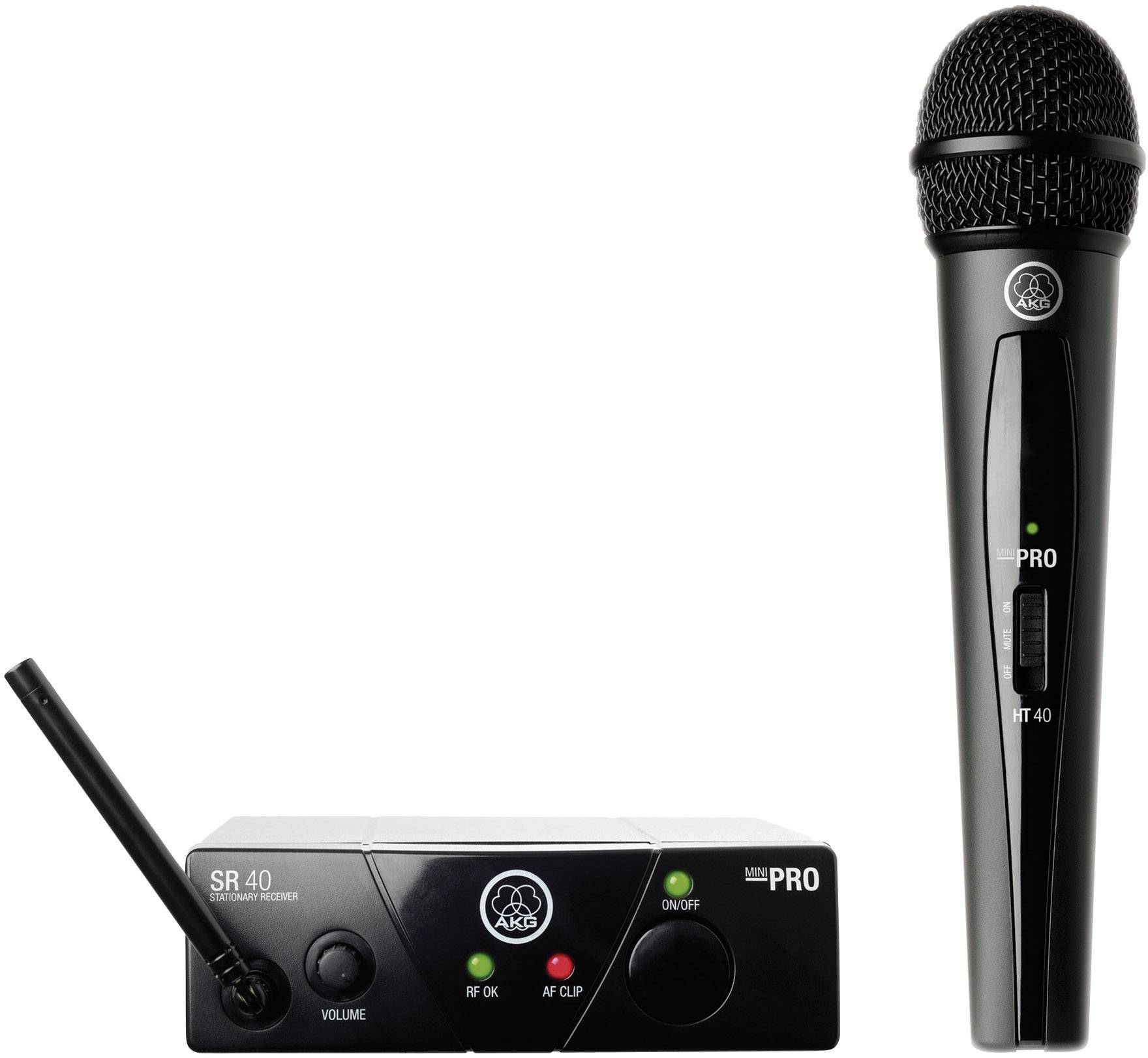ročni komplet brezžičnega telefona AKG WMS40Mini Vocal Set ISM1 Način prenosa:brezžično stikalo-0