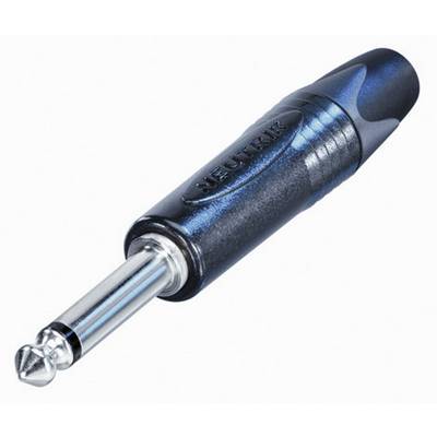 Neutrik NP2X-BAG-CON-JACK priključek, 6.35mm, ravni kontakti, 2 x/mono, črn, 1 kos-0