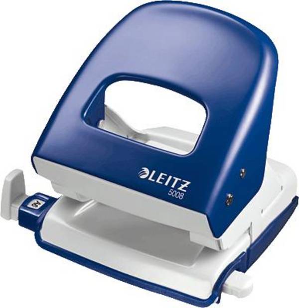 Leitz 50080035 pisarniški luknjač New NeXXt modra Maks. format nastavitev: din a4 30 listov (80 g/m²)