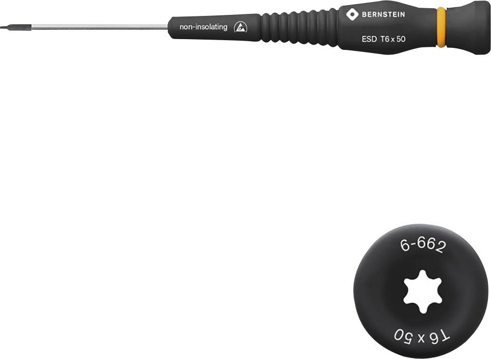 Izvijač z izoliranim ročajem in T6×50 Torx glavo, znamke Bernstein