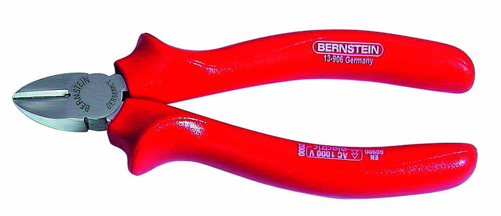 BERNSTEIN Tools for Electronics Bernstein Werkzeugfabrik 13-908 VDE VDE stranske rezalne klešče 180 mm-0