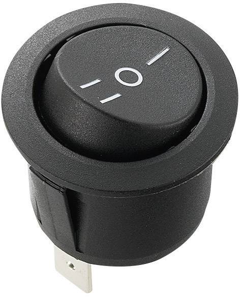 TRU COMPONENTS 1588078 klecno tipkalo TC-R13-223D-01 250 V/AC 10 A 1 x vklop/izklop/vklop zaskočno 1 kos-0