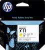 HP črnilo 711 original 3-delno pakiranje rumena CZ136A