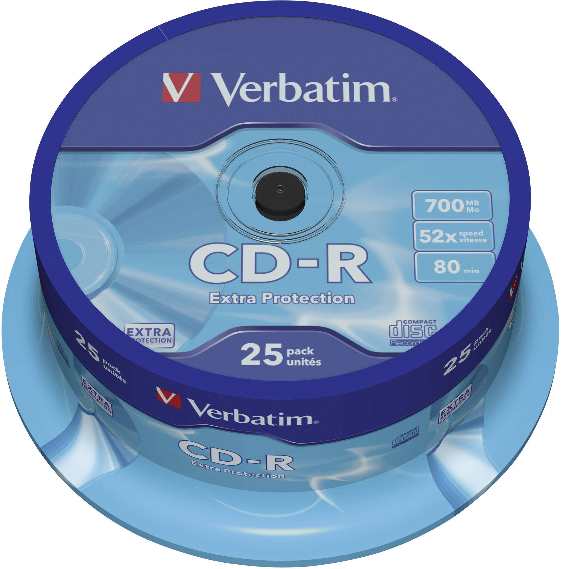 Verbatim 43432 cd-r 80 700 MB 25 kos vretenasto-2
