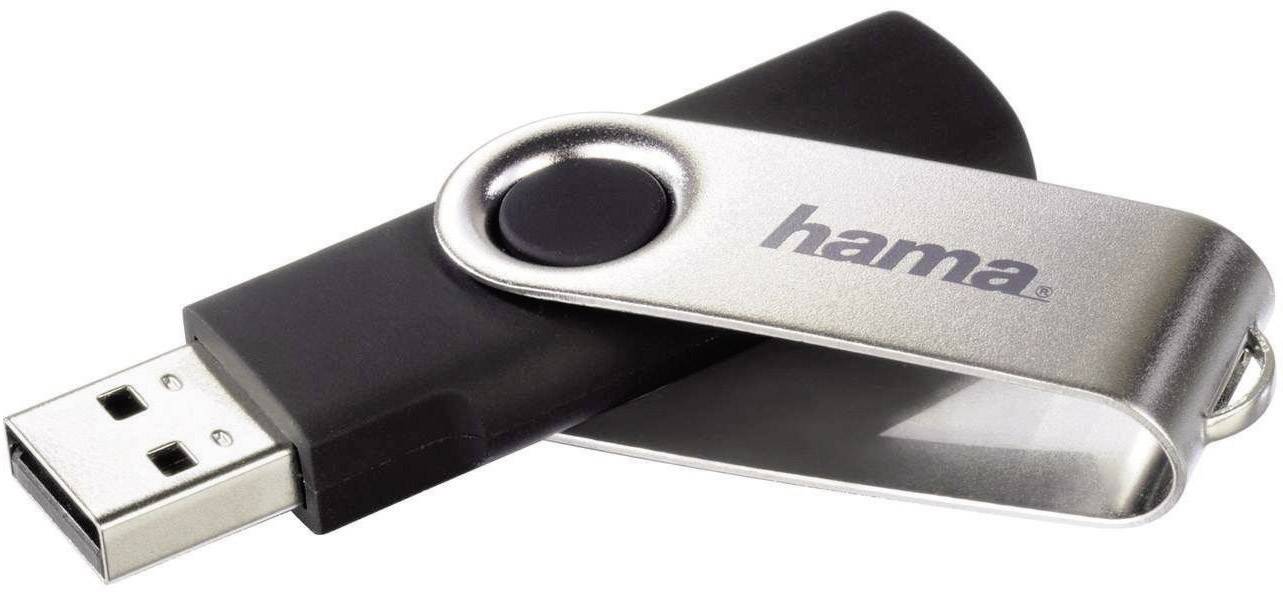 USB-ključ Hama Rotate, 8 GB, USB 2.0 90891-1